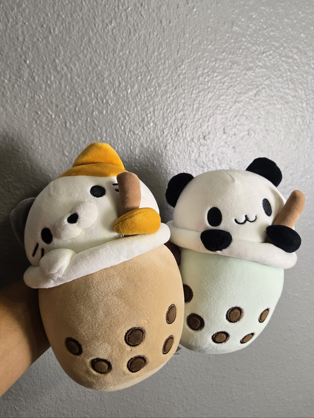 Takashoji Cat & Panda Boba Plush